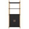 vidaXL Highboard Schwarz 60x40x141 cm Holzwerkstoff