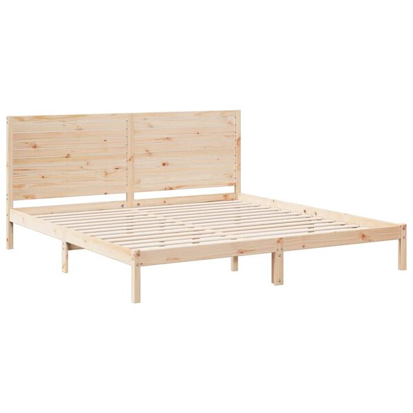 vidaXL Massivholzbett Extra Lang ohne Matratze 200x210 cm