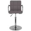 vidaXL Barhocker Taupe Stoff