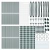 vidaXL Zaunpfosten Sonstiges 52 pcs Grün 3,2 x 3,2 x 200 cm Stahl