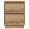 vidaXL Nachttisch 2 pcs Artisan-Eiche 39 x 34,5 x 50 cm Holzwerkstoff
