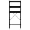 vidaXL Waschmaschinenregal Schwarz 0ak 67 x 25 x 163 cm Holzwerkstoff