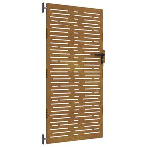 vidaXL Gartentor 85x200 cm Cortenstahl Quadratisches Design