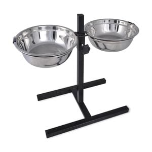 Futternapf H&ouml;henverstellbar Napfst&auml;nder 2 x 4,1L