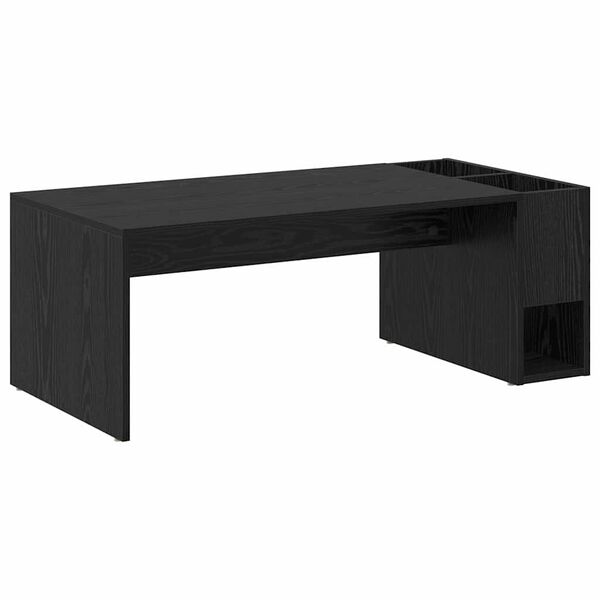vidaXL Couchtisch Schwarz Eichen-Optik 101,5 x 50 x 37 cm