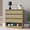 vidaXL Sideboard Sonoma-Eiche 70x41x75 cm Holzwerkstoff