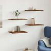 vidaXL Regalb&ouml;den 4 Stk. Altholz-Optik 40x30x1,5 cm Holzwerkstoff