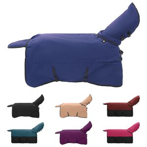 vidaXL Pferdedecke Dunkelgr&uuml;n und Schwarz 75 cm Polyester