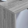 vidaXL Wandtisch Graues Sonoma 60 x 45 x 30 cm Holzwerkstoff