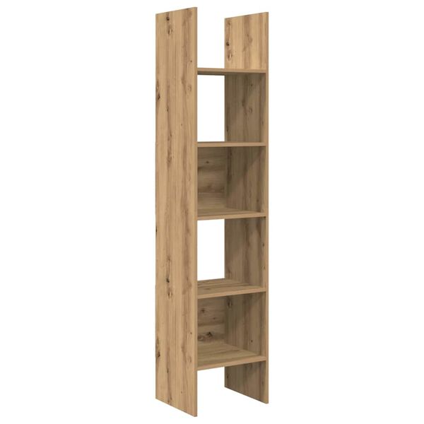 vidaXL B&uuml;cherregal Artisan-Eiche 40 x 35 x 180 cm Holzwerkstoff