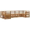 vidaXL Outdoor-Sofagarnitur 6 Stk. Natur Massivholz Akazie