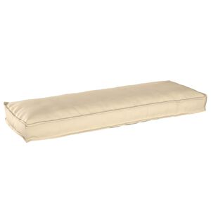 vidaXL Palettenkissen für Bank Beige 120 x 40 x 8 cm Oxford Stoff