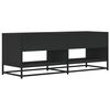 vidaXL TV-Schrank Schwarz 120,5x40x46 cm Holzwerkstoff und Metall