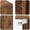 vidaXL Wandschrank Altholz 69,5 x 34 x 90 cm Holzwerkstoff
