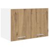 vidaXL H&auml;ngeschrank 2 pcs Artisan-Eiche und Wei&szlig; 60 x 31 x 40 cm