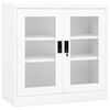 vidaXL B&uuml;roschrank Wei&szlig; 90x40x90 cm Stahl