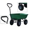vidaXL Garten-Kippwagen 300 kg 75 L Gr&uuml;n