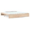 vidaXL Massivholzbett ohne Matratze 200x200 cm