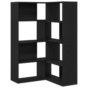 vidaXL Kleiderschrank 2 pcs Schwarz Eichen-Optik 85 x 85 x 140 cm