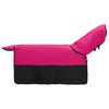 vidaXL Pferdedecke Rosa und Schwarz 75 cm Polyester
