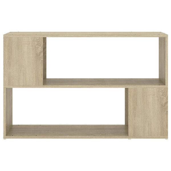 vidaXL Bücherregal Sonoma-Eiche 100x24x63 cm Holzwerkstoff
