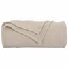 vidaXL Wohndecken 6 pcs Beige 240 x 220 cm Fleece