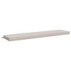 vidaXL Bankkissen SOEST 100 % Polyester Wei&szlig; 200 x 40 x 8 cm