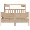 vidaXL Massivholzbett ohne Matratze 140x200 cm Kiefernholz