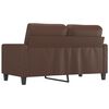 vidaXL 2-Sitzer-Sofa Braun 120 cm Kunstleder