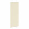 vidaXL Plissee Creme 75x200 cm Stoffbreite 74,4 cm Polyester