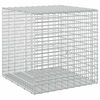 vidaXL Gabione mit 3,5 mm Draht und 5x2,5 cm Maschen 50x50x50 cm