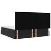 vidaXL Aufbewahrungsbett mit Matratze Schwarz 200 x 200 cm Samt
