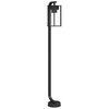 vidaXL Wegeleuchte Schwarz 100 cm Edelstahl