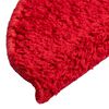 vidaXL Stufenmatten 15 Stk. 56x17x3 cm Rot Halbrund
