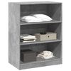 vidaXL Kleiderschrank Betongrau 77x48x102 cm Holzwerkstoff