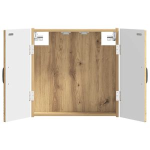 vidaXL Dartboard Schrank UTRECHT Artisan-Eiche 52,5 x 10,5 x 53,5 cm