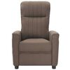 vidaXL Massagesessel Taupe Stoff