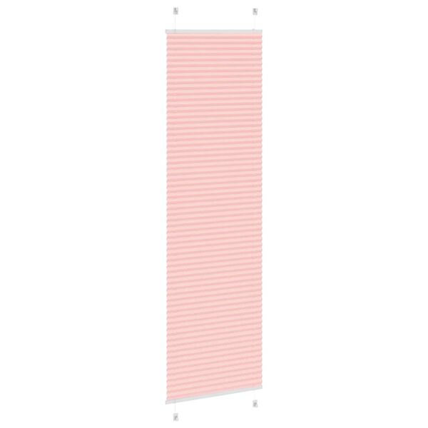 vidaXL Plissee Rosa 60x200 cm Stoffbreite 59,4 cm Polyester