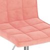 vidaXL Esszimmerstühle 6 Stk. Drehbar Rosa Samt