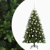 vidaXL K&uuml;nstlicher Weihnachtsbaum mit Kugel 120 cm 150 LEDs