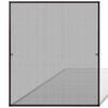 Insektengitter für Fenster 130 x 150 cm braun