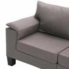 vidaXL Sofa Taupe 4-Sitzer Stoff