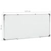 vidaXL Magnetisches Whiteboard Wei&szlig; 110x60 cm Stahl