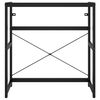 vidaXL Badezimmer Waschtischgestell Schwarz 79x38x83 cm Eisen