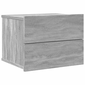 vidaXL Nachttisch Grau Sonoma 40x30x30 cm Holzwerkstoff