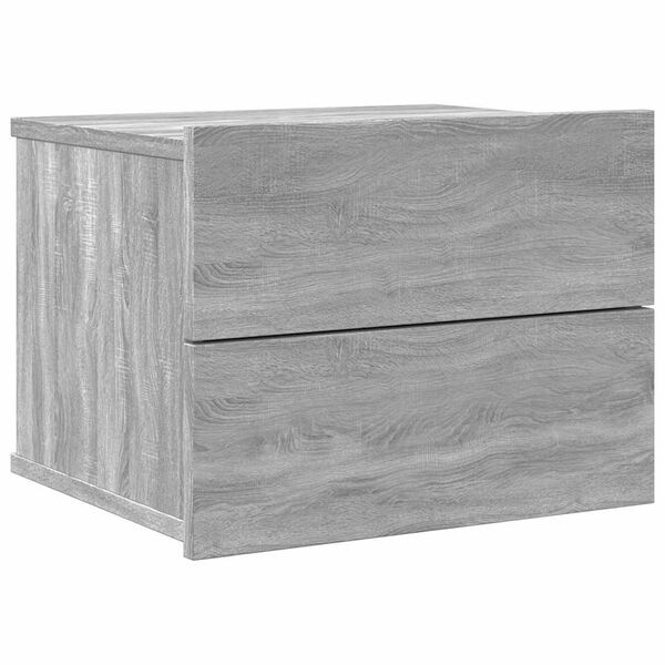 vidaXL Nachttisch Grau Sonoma 40x30x30 cm Holzwerkstoff