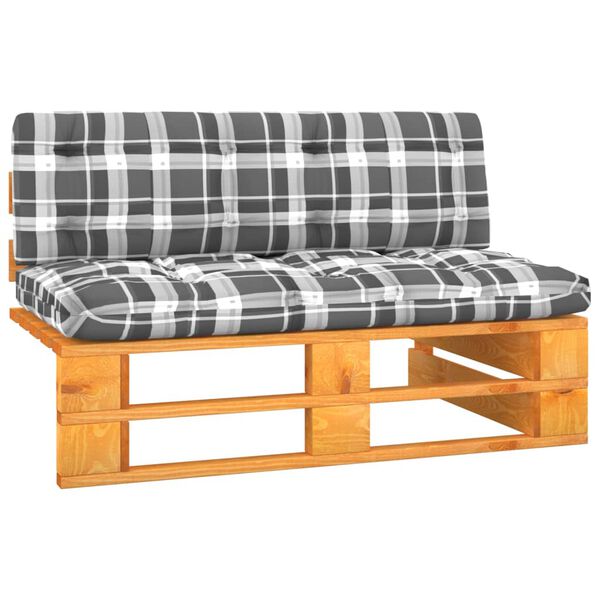 vidaXL Garten-Mittelsofa Paletten Honigbraun Impr&auml;gniertes Kiefernholz