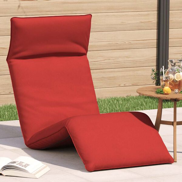 vidaXL Sonnenliege Klappbar Rot 175x54x8,5 cm Oxford-Gewebe