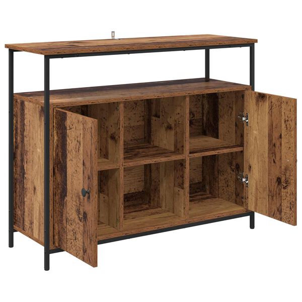 vidaXL Sideboard Altholz 100 x 35 x 80 cm Holzwerkstoff