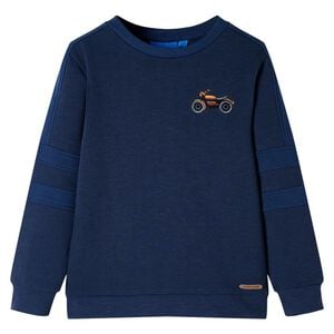 vidaXL Kinder-Sweatshirt Marineblau Melange 92